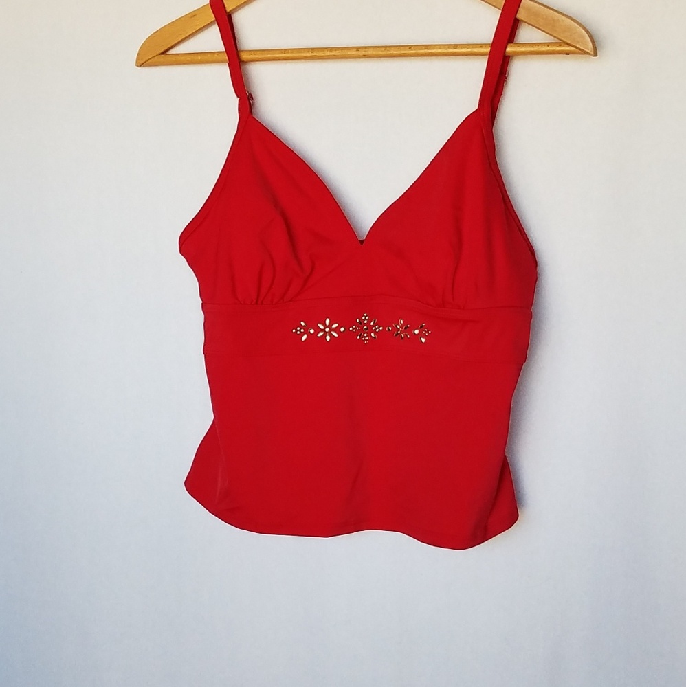 St John's Bay Womens Size 14 tankini top